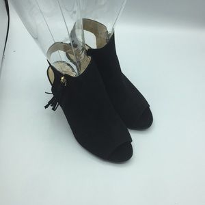 Adrienne Vittadini Black Booties  Sz 7 M